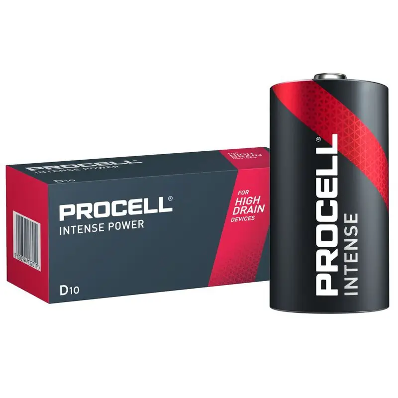 10 x Duracell Procell Intense D LR20 1,5V | Ammattilaatu