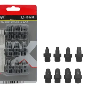 Amrox reikämeistisarja 9-os. 2,5-10mm - Uusi verkkokaupassa