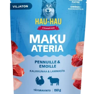 Asiakkaiden suosikki | HHC makuateria pennuille&emoille kalkkun&lamm 150g