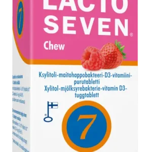 Lacto Seven Puru mansikka-vadelma ravintolisä 50tabl - Edullinen hinta