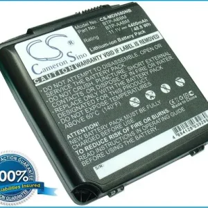 Medion MD95800,WIM2070, MD95453, MD95454, MD96340 akku 4400 mAh - Musta | Korkea laatu