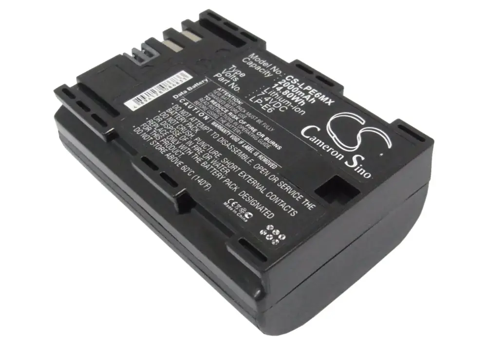 Canon LP-E6, LP-E6N akku 2000 mAh - Huippusuosittu