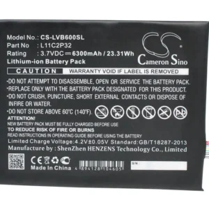 Nyt saatavilla | Lenovo IdeaPad A10-70 tabletin akku Li-Polymer 3,7 V 6300 mAh