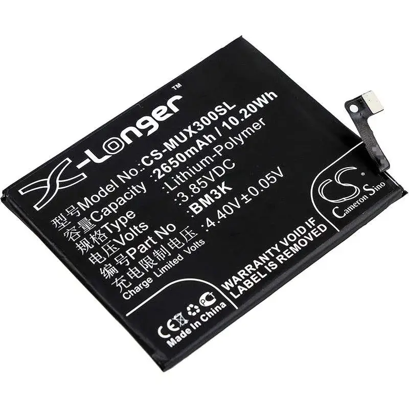 Luotettava | Xiaomi M1810E5A, M1810E5C, M1810E5E akku 2650mAh