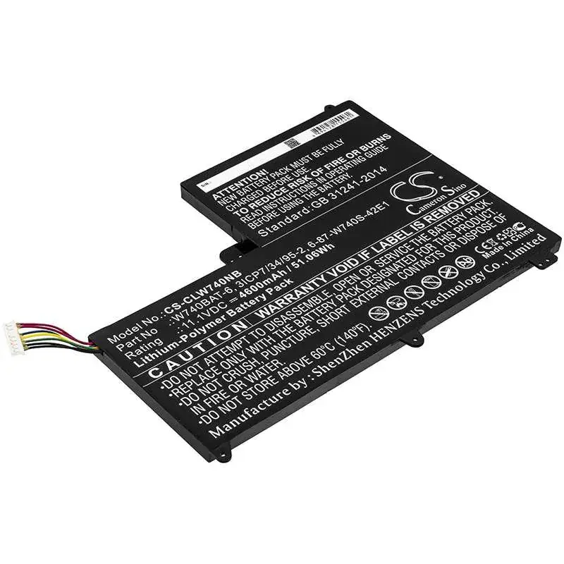 CLEVO W740SU / S413 akku 4600 mAh - Uutuus verkkokaupassa