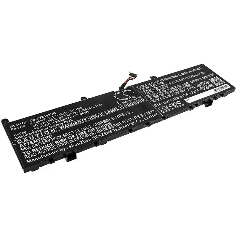 Tilattavissa verkosta - Lenovo ThinkPad P1 2019 / ThinkPad X1 Extreme Gen 2 akku 5000 mAh
