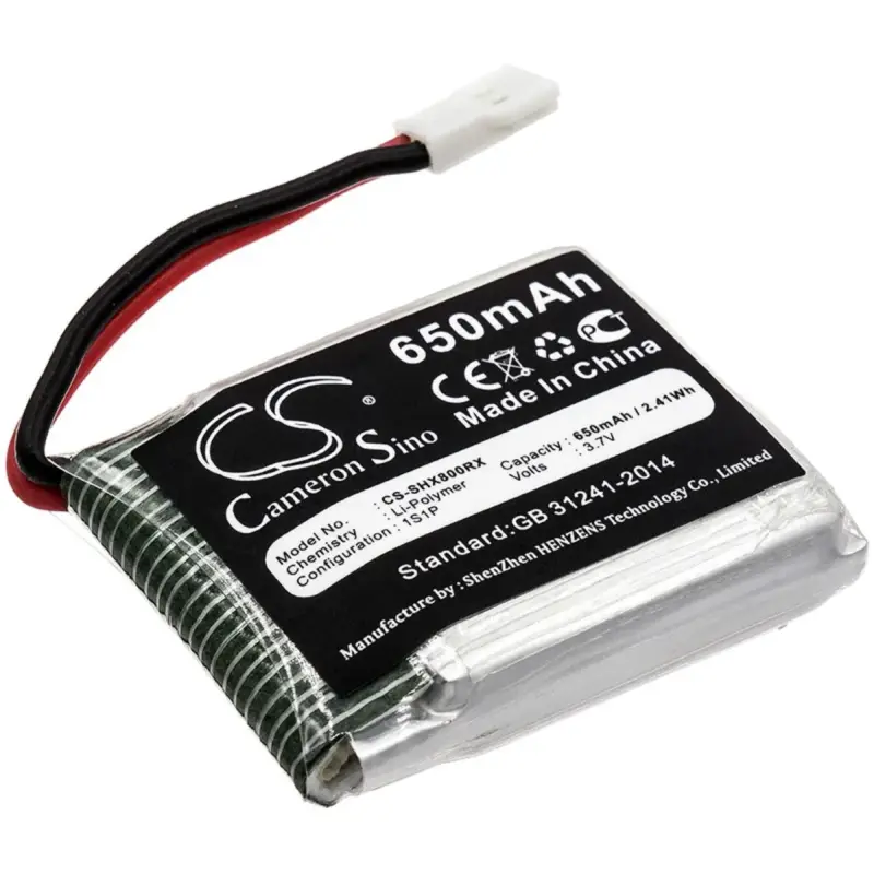 Skyhunter dronen X8TW yhteensopiva akku 650mAh - Valmis lähetettäväksi