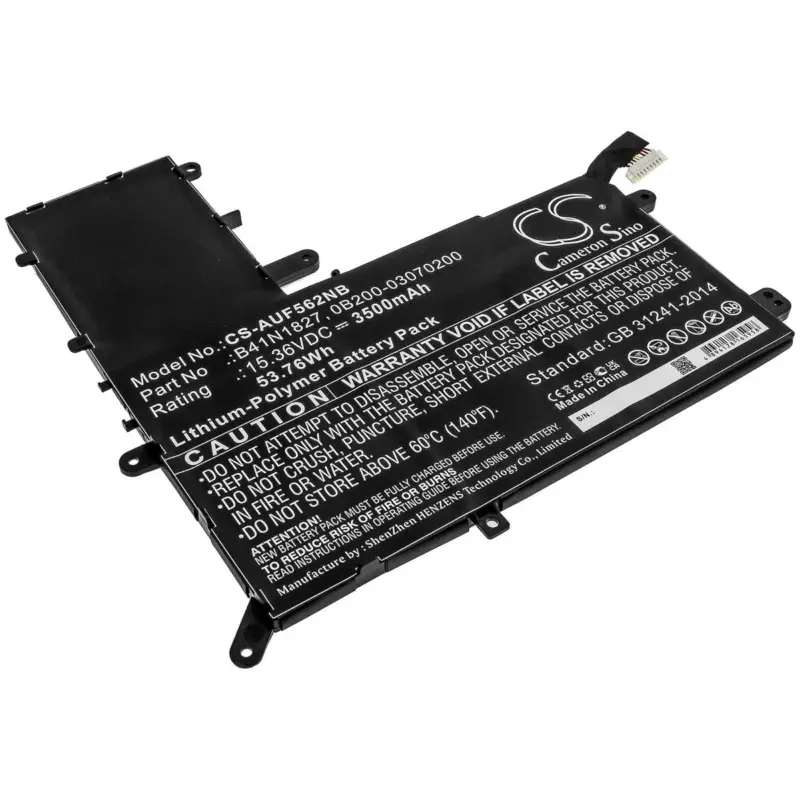 Saatavilla - Asus kannettavan tietokoneen UX562FA / UX562FA-2G yhteensopiva akku 3500mAh