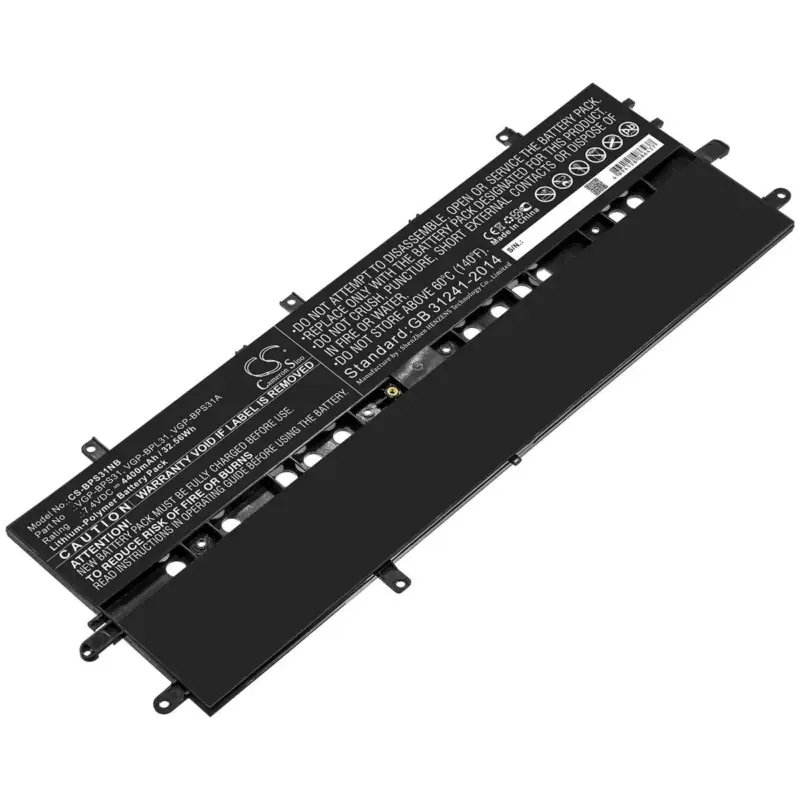 Sony kannettavan tietokoneen SVD11213CX / SVD11213CXB yhteensopiva akku 4400mAh | Uutuus