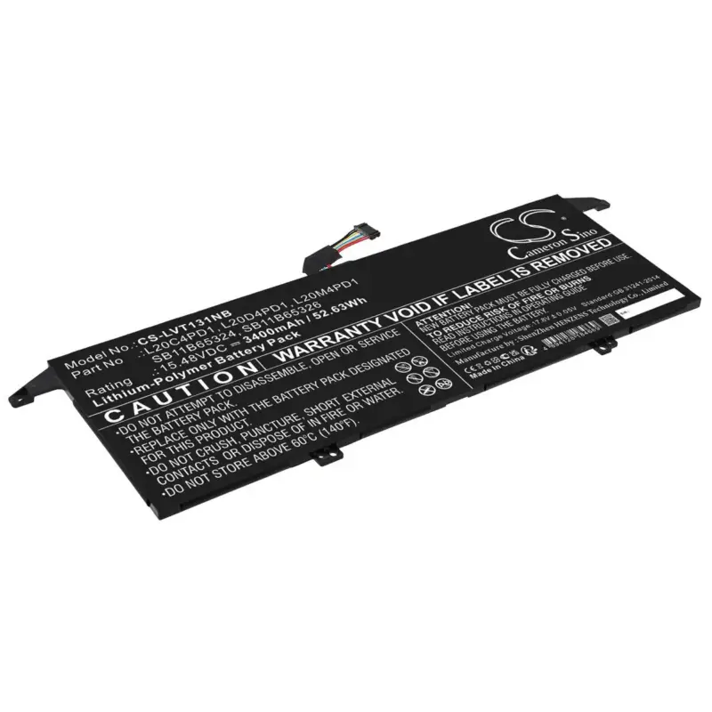 Osta tänään | Lenovo kannettavan tietokoneen ThinkBook 13x ITG 20WJ002LGE / ThinkBook 13x ITG 20WJ002JBM yhteensopiva akku 3400mAh