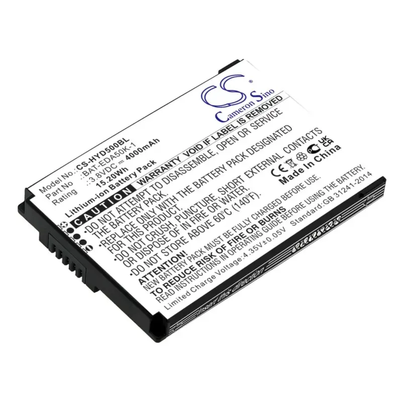 Erittäin suosittu | Honeywell viivakoodinlukijan EDA50K / ScanPal 50 yhteensopiva akku 4000mAh