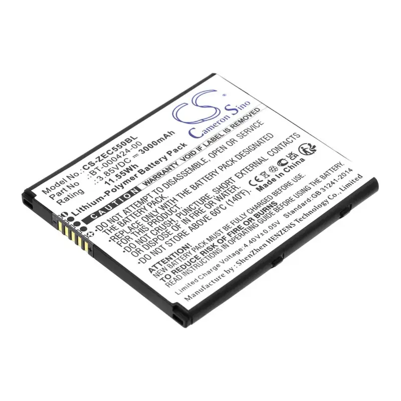 Trendikäs - Zebra viivakoodinlukijan EC50 / EC55 yhteensopiva akku 3000mAh