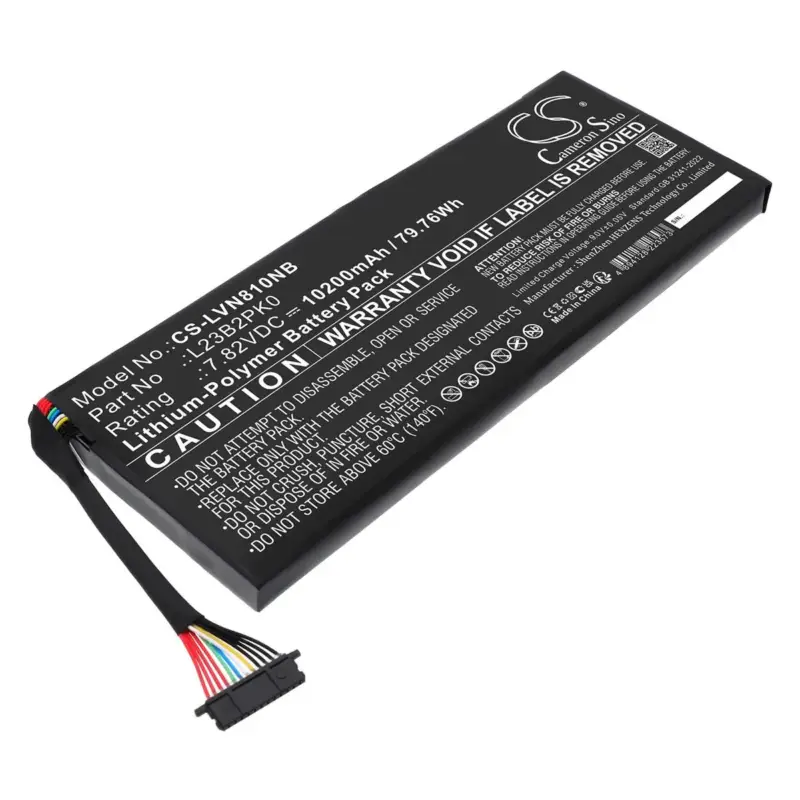 Lenovo kannettavan tietokoneen Legion Go 8APU1 yhteensopiva akku 10200mAh - Luotettava