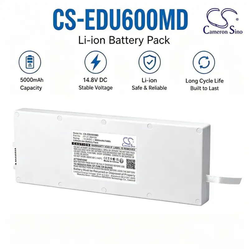 Helppo tilata | EDAN lääkintälaitteen DUS60 yhteensopiva akku 5000mAh