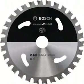 Bestseller - Bosch STD FOR STEEL 136X20X30T Pyörösahanterä akkukoneisiin
